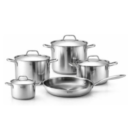 BỘ NỒI INOX CAO CẤP 5 MÓN 10 THỨ KAFF KF-STG005304